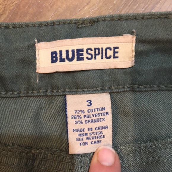 Blue Spice High Rise Cropped Raw Hem Jeans - Picture 3 of 7